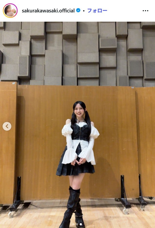 川崎桜Instagramより