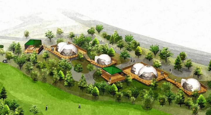 北海道「室蘭グランピング」ゴルフ×グランピングを体験できる大人のリゾート