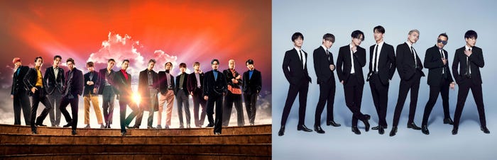 EXILE、三代目 J Soul Brothers from EXILE TRIBE(提供写真)