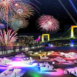 世界初の未来型花火「STAR ISLAND」初開催 お台場で絶景×3Dサウンドの極上エンタメショー/画像提供:STAR ISLAND