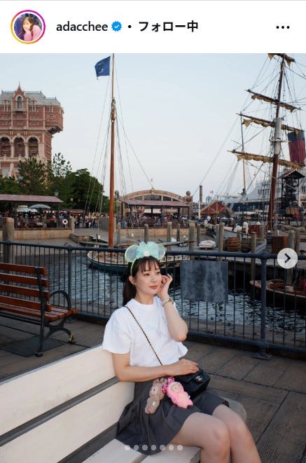 足立梨花Instagramより