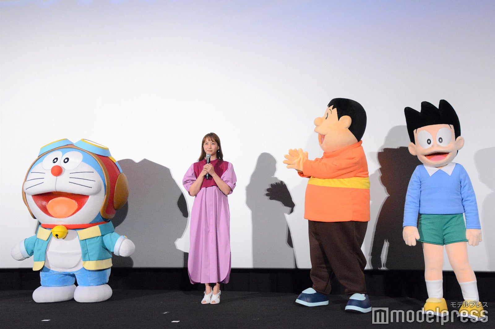 ドラえもん、藤本美貴、ジャイアン、スネ夫（C）モデルプレス