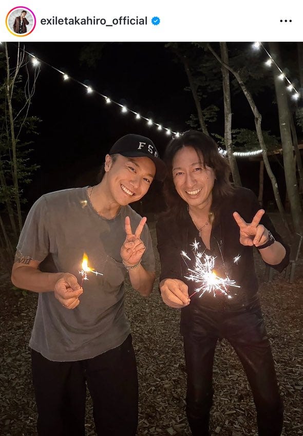 TAKAHIRO Instagramより
