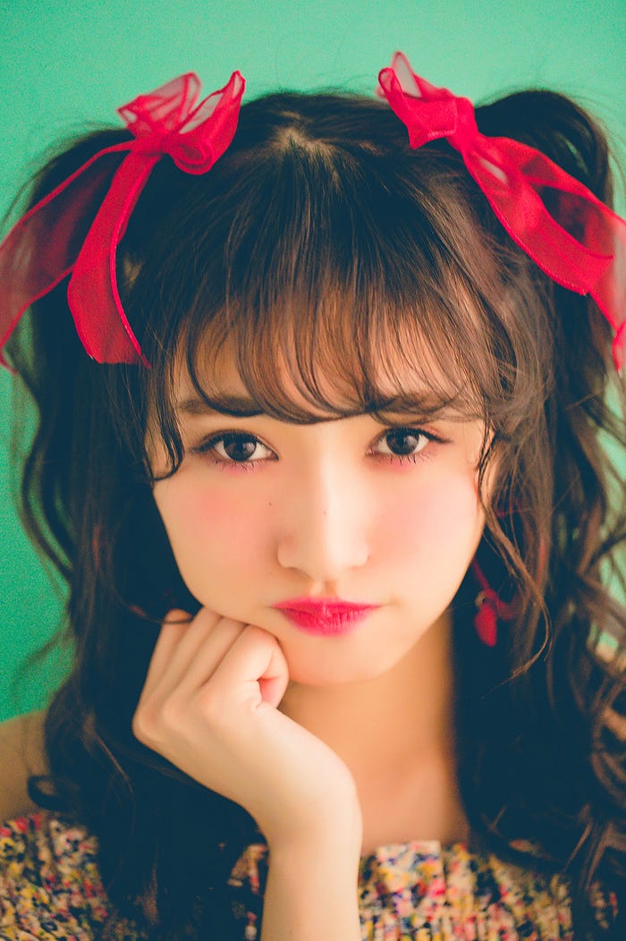 渡辺梨加「渡辺梨加レギュラーモデルになります」/画像提供:徳間書店