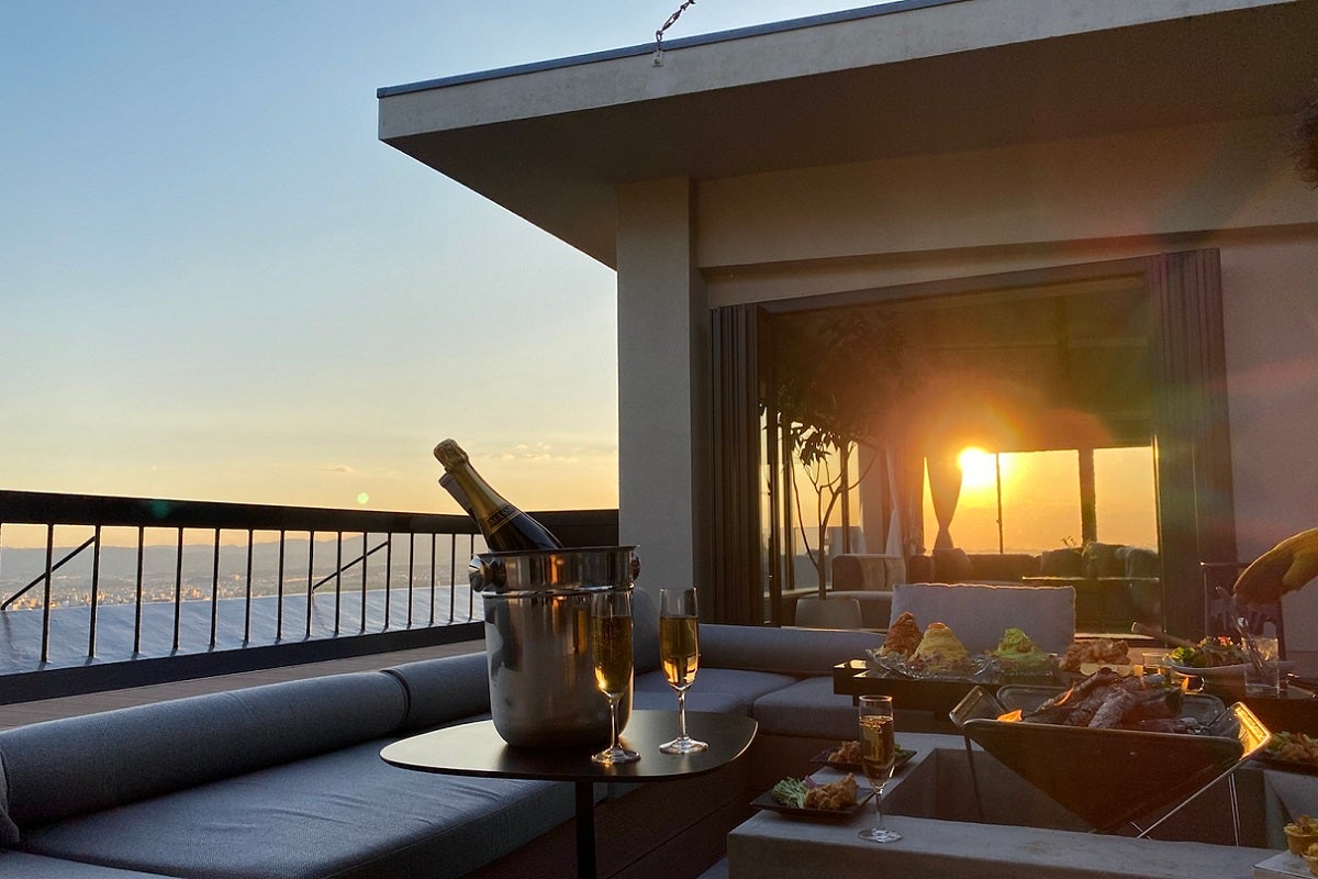 屋上ファイヤーピット／画像提供：ディライト