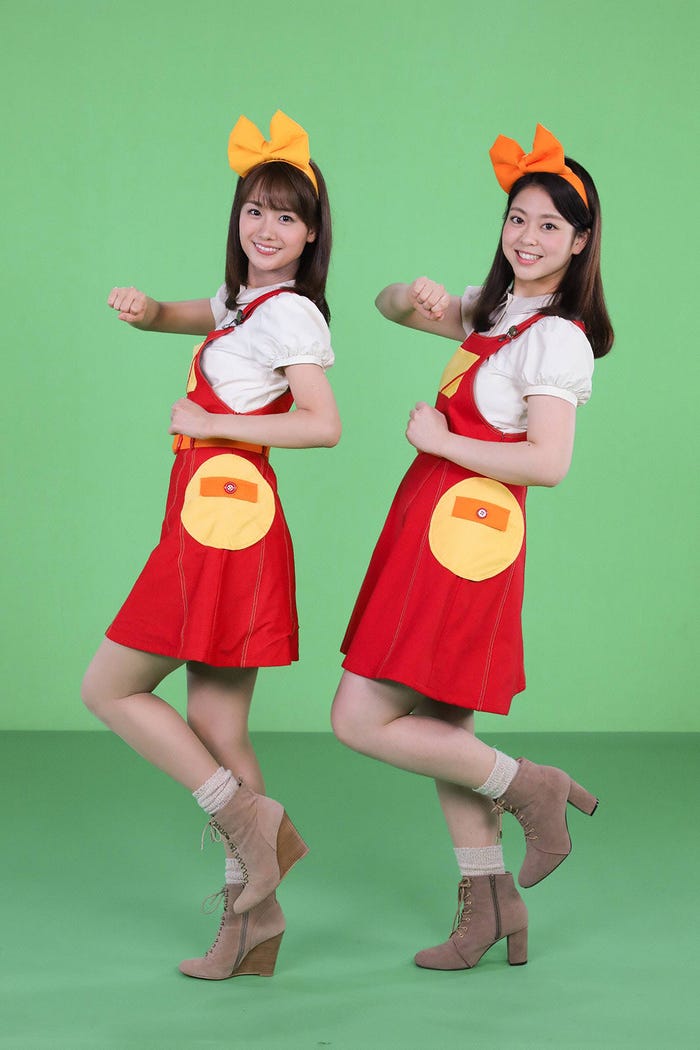 井上清華、杉原千尋 (C)フジテレビ