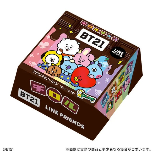 大人気BT21とチロルチョコがコラボ！おまけのアクリルピンバッジは