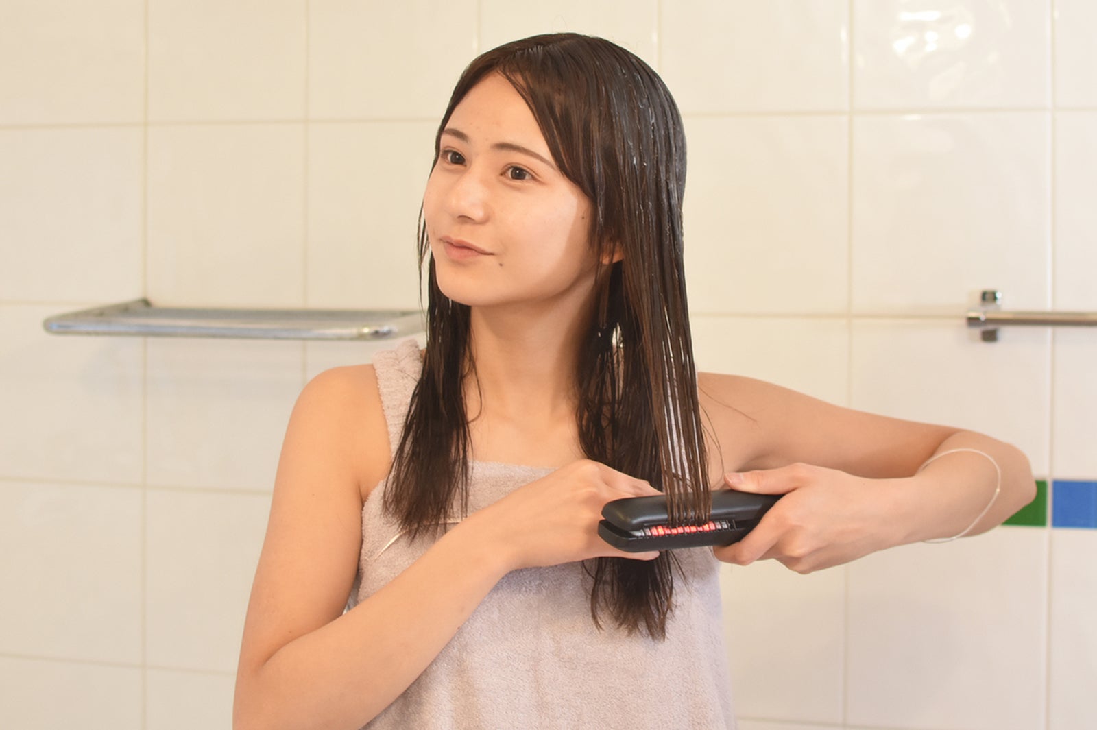 「シャインプロ」でケア（提供画像）