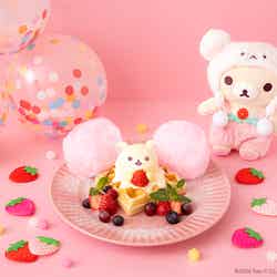 コリラックマのいちごわっふる税込1,590円(C)2024 San-X Co.,Ltd.All Rights Reserved.