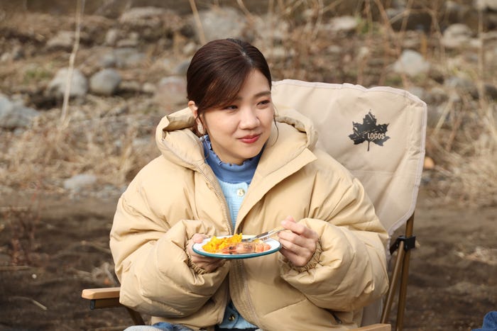 福田麻貴「婚活1000本ノック」第5話より(C)フジテレビ