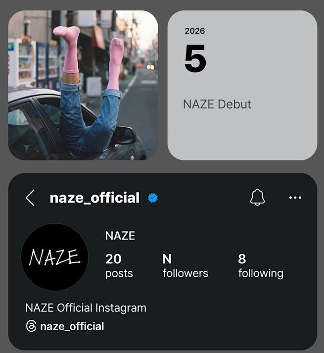 NAZEデビューコンセプトフォト(提供写真)