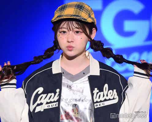 「今日好き」りんか、ミニ丈から美脚披露 ツインヘアで笑顔弾ける【TGC teen 2024 Winter】