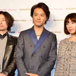 （左から）作家の阿部和重氏、EXILE・TAKAHIRO、作家の川上未映子氏
