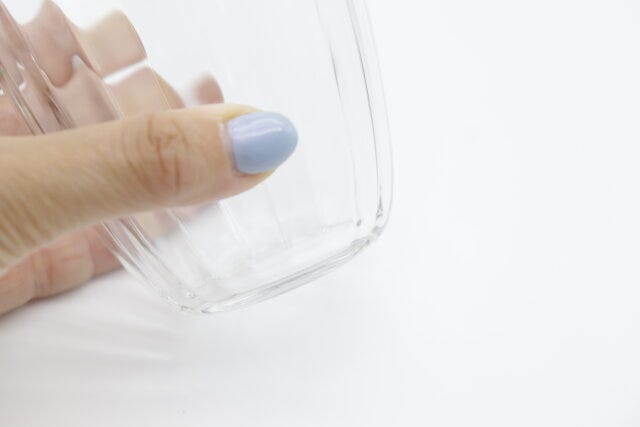 ダイソー　じょうぶなグラス（ストレート、約315mL）　底