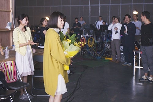 撮影風景／新CMメイキングより