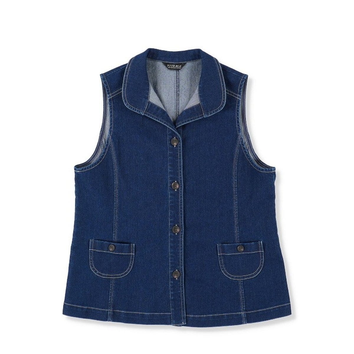 しまむらのデニムベスト