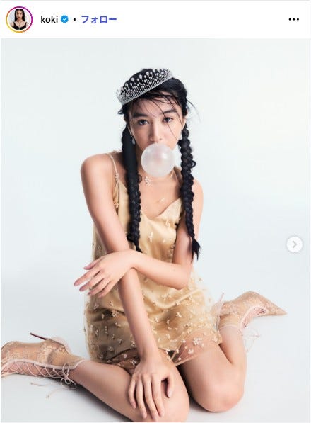 Koki, Instagramより
