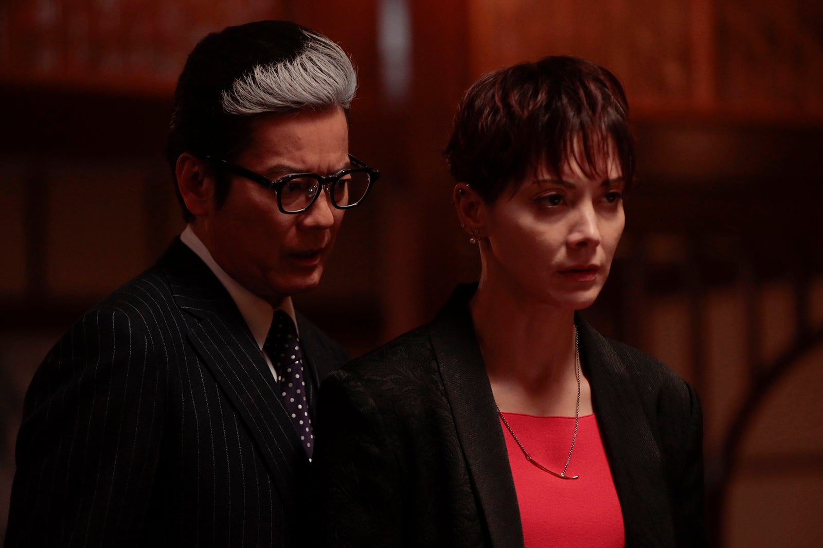 唐沢寿明、土屋アンナ「プライベートバンカー」第7話（C）テレビ朝日