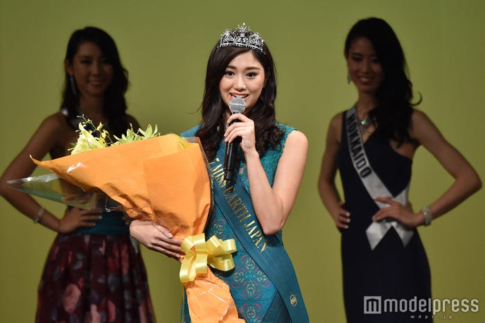 「2017ミス・アース・ジャパン」斎藤恭代さん (C)モデルプレス