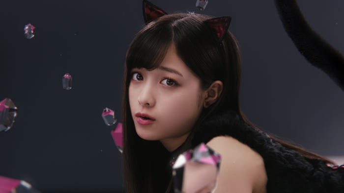 橋本環奈/新TV-CM「黒猫カンナ」篇より