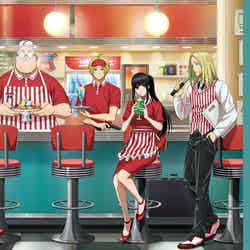 SAKAMOTO DAYS CAFE ~AMERICAN DINER~(C)鈴木祐斗/集英社・SAKAMOTO DAYS製作委員会