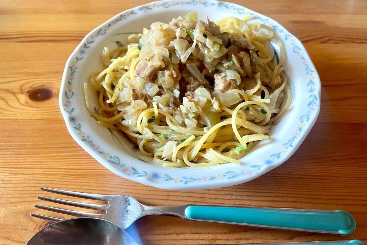 簡単ツナパスタ