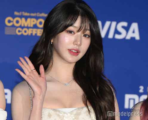 IVEウォニョン、流行語“ラッキービキ”でコメント ホワイト衣装で美スタイル際立つ【2024 MAMA AWARDS DAY1】