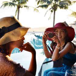 サンセットでは幻想的なムードを演出してくれます/ダナンビーチ