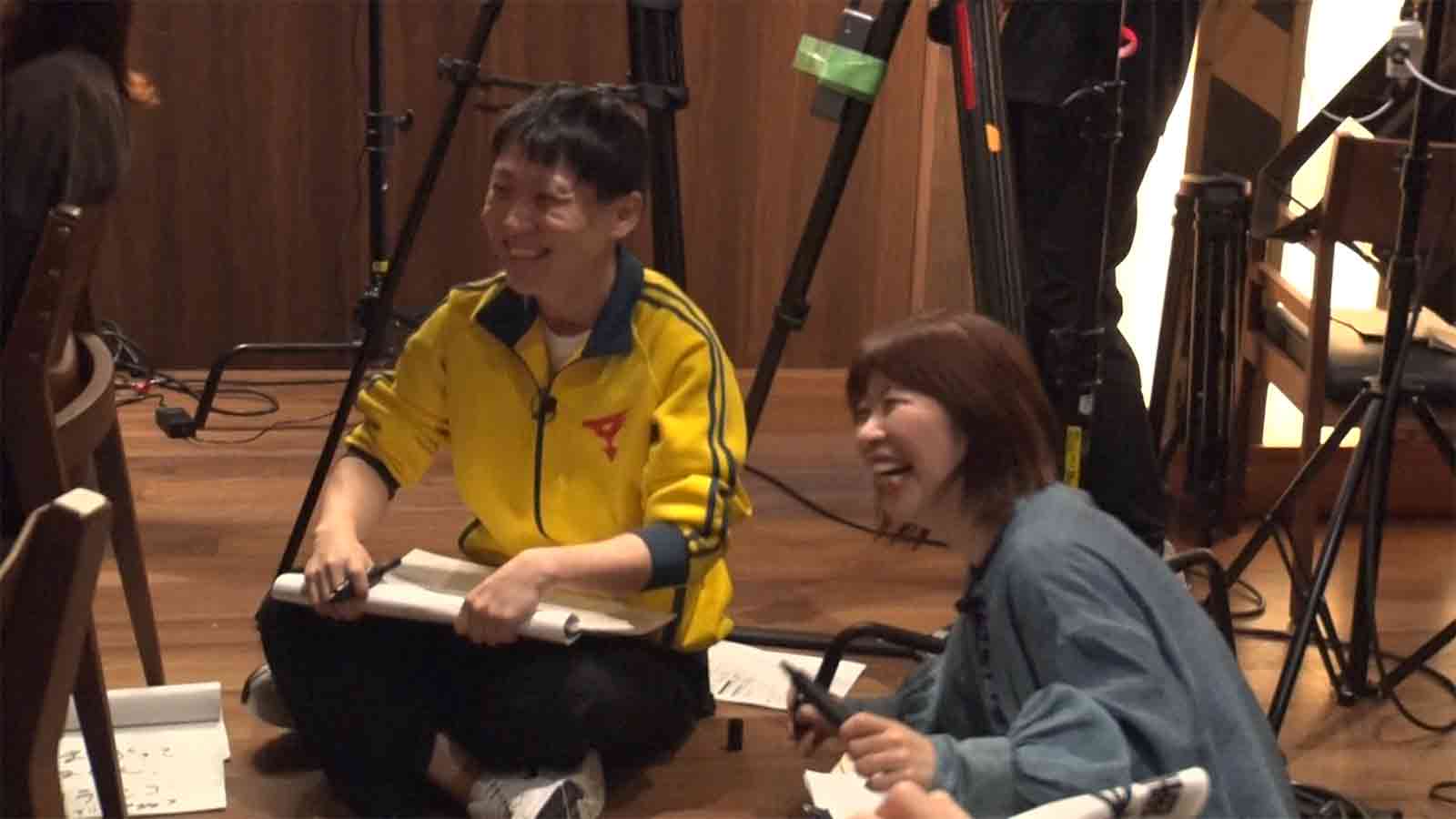 国崎和也、加納愛子（C）テレビ朝日