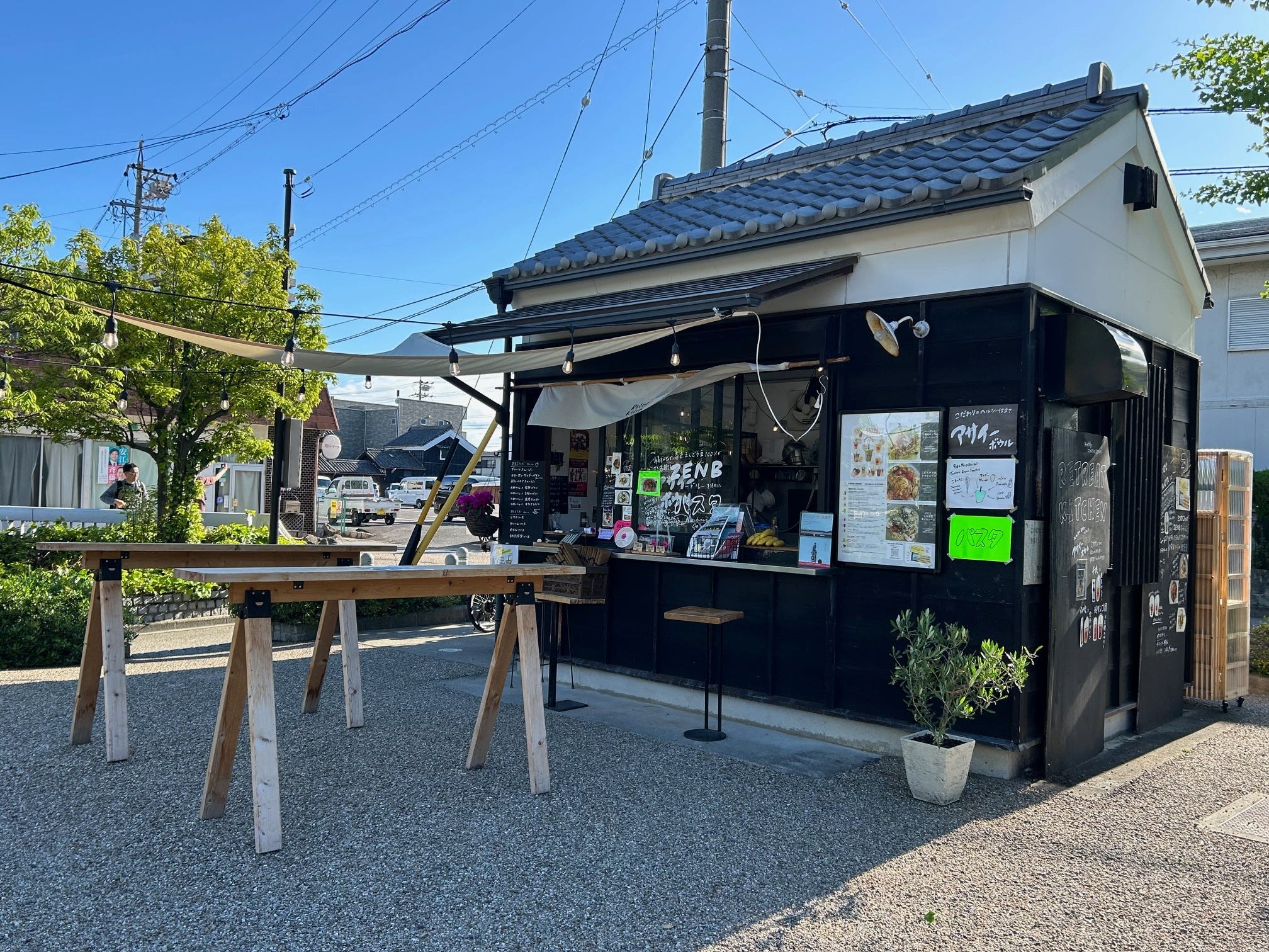 ドリンクメニューのほか、ミツカンの商品を用いたパスタも人気の「リトリートキッチン」