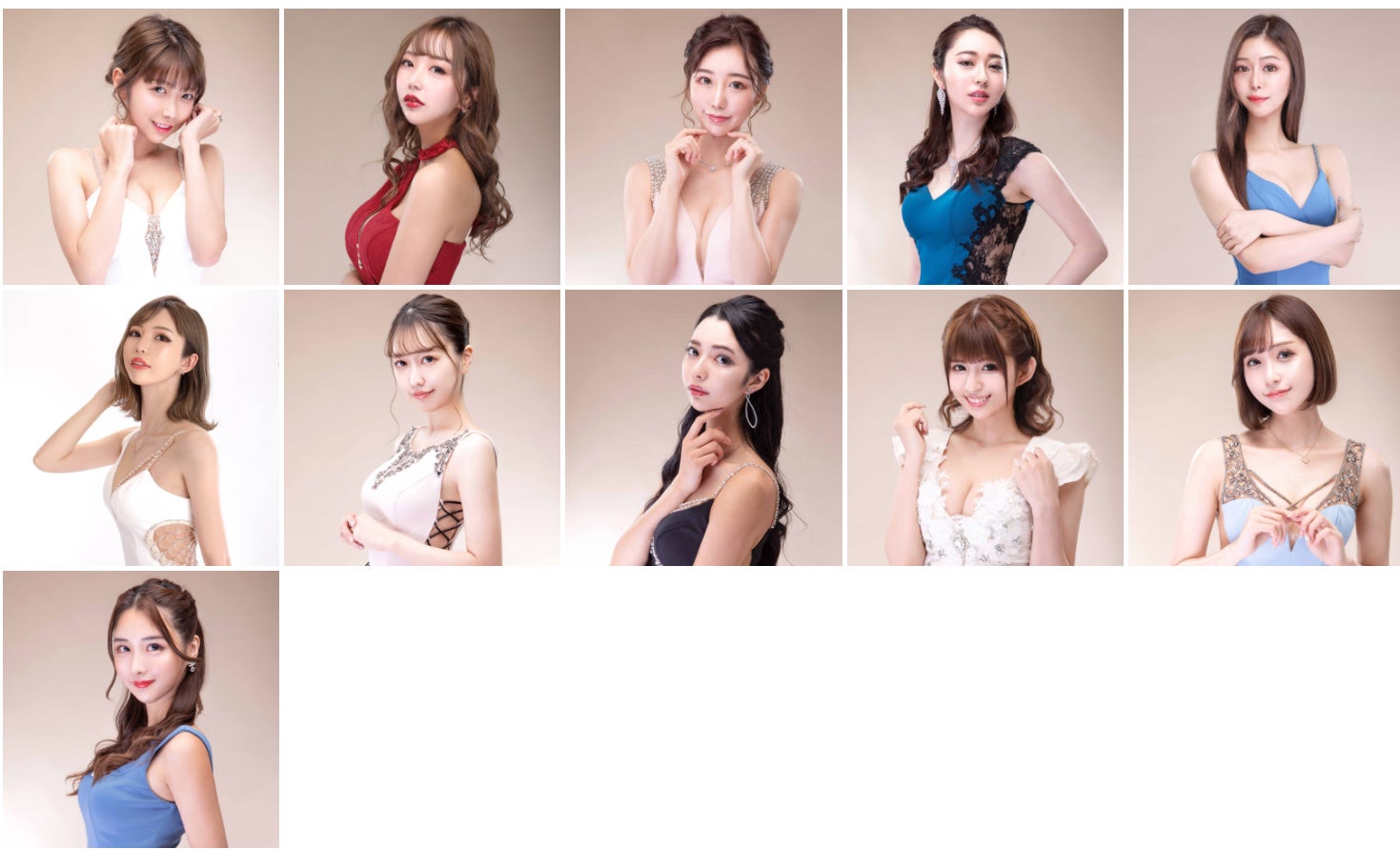 J-VOGUE在籍キャスト一部抜粋（提供写真）