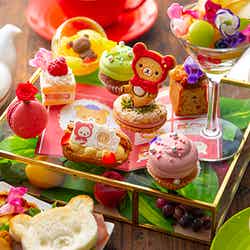 リラックマずきんのアフタヌーンティー ¥4,000+税 (提供画像)