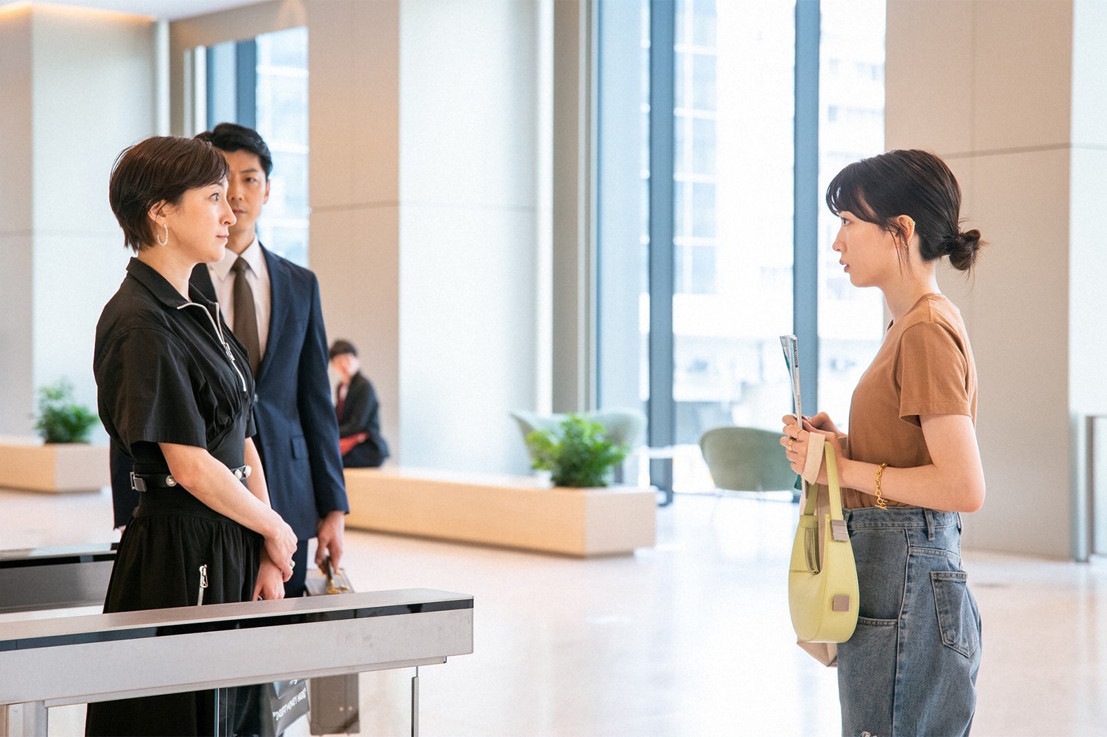 広末涼子、永野芽郁／「ユニコーンに乗って」第1話より（C）TBS／撮影：加藤春日