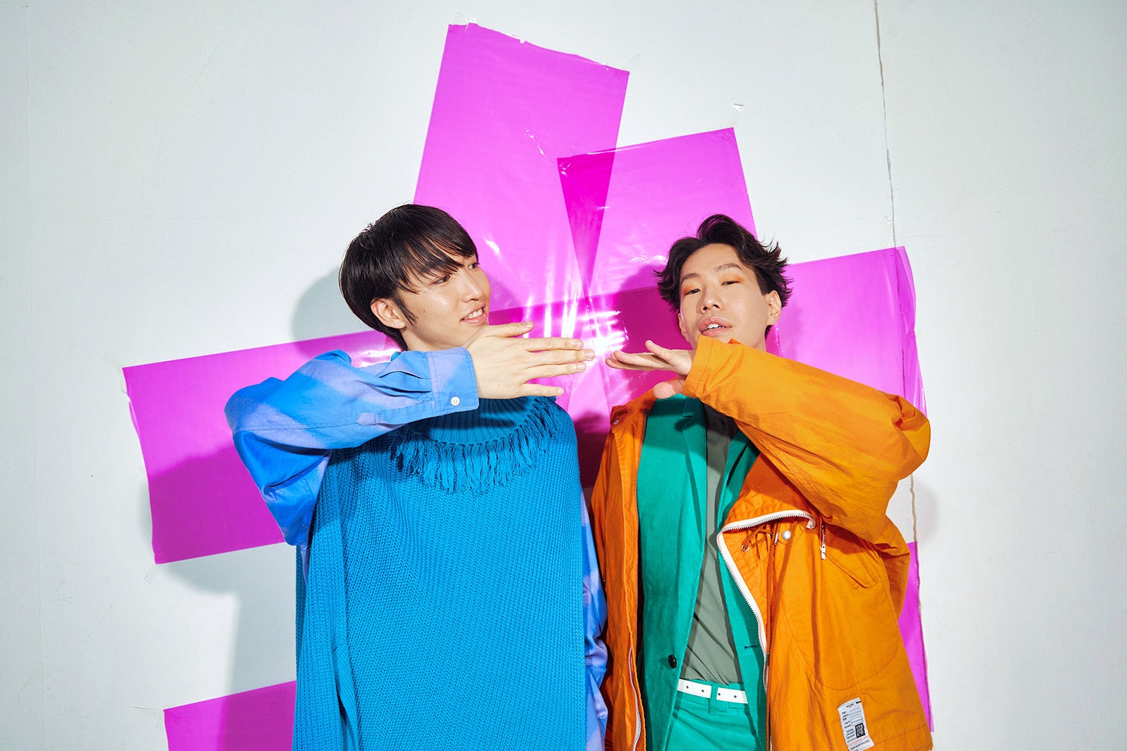 菊池銀河、坂口涼太郎（提供写真）