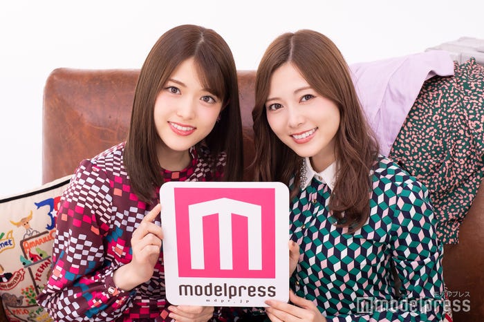 松村沙友理&白石麻衣 (C)モデルプレス