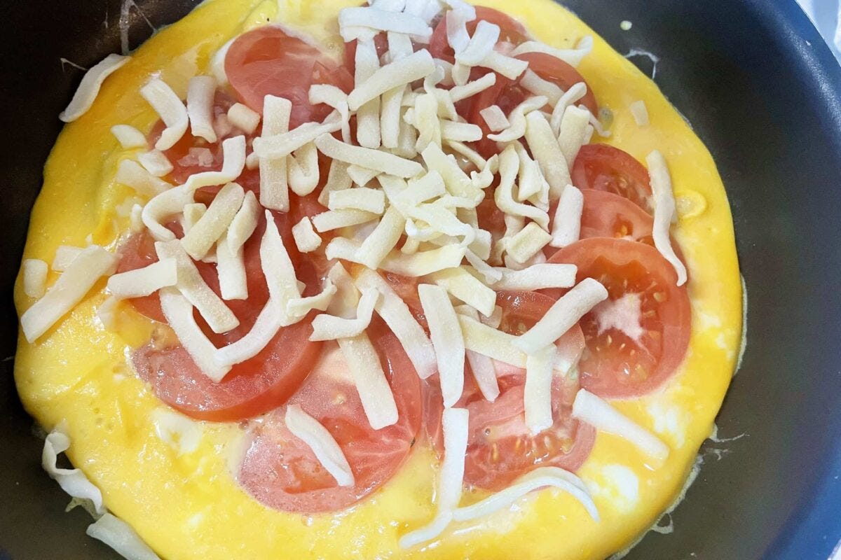 トマトのたまチー焼き