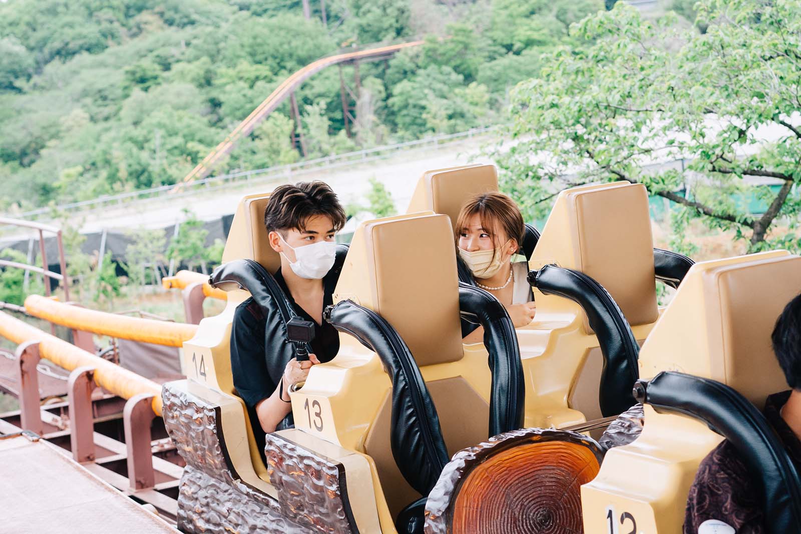 Sean、YUNA「彼とオオカミちゃんには騙されない」（C）AbemaTV, Inc.