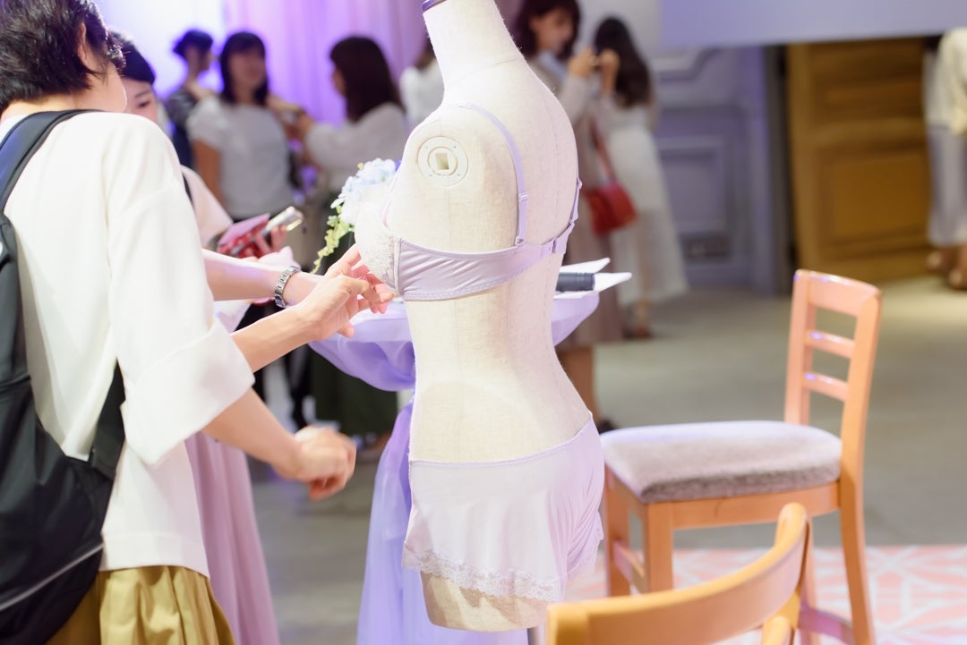 肌さわりのよい生地と、程よくバストのボリュームアップができる「ミルキーホイップパッド」が人気