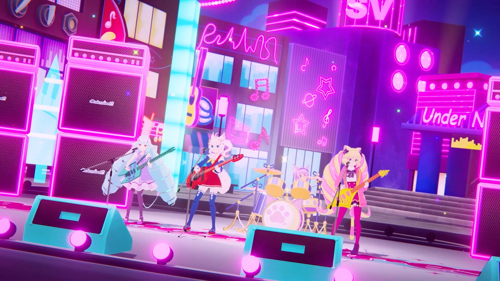 「Mashumairesh！！」のバーチャルライブ（C）‘21 SANRIO（C）‘21 SANRIO／SEGATOYS S／D・G S／F・G SP-M S／T・F 著作（株）サンリオ