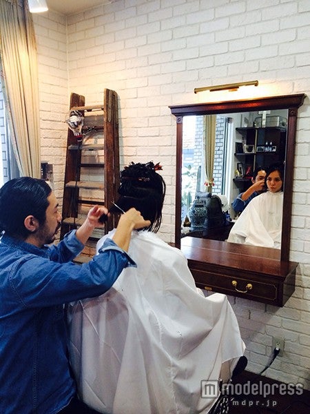 鈴木サチ／ヘアカット：air朝日