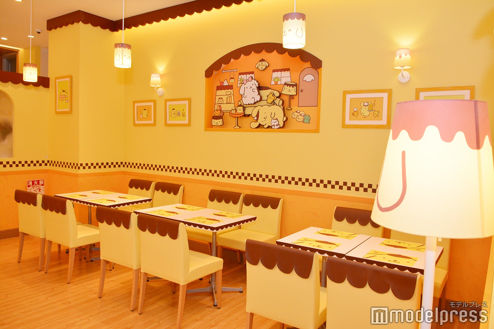 ポムポムプリンカフェ×あっとほぉーむカフェ（C）モデルプレス