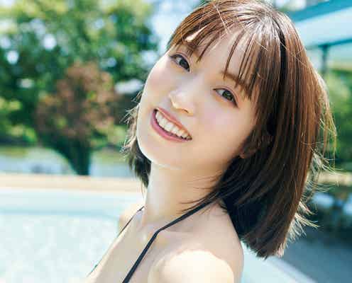 村島未悠、黒ビキニで“神ボディ”輝く 抜群スタイル披露