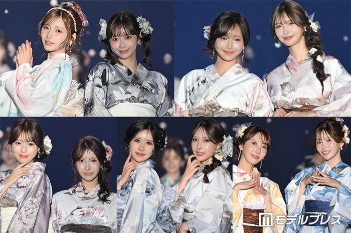 （上段左から）まみ、にじほ、きほ、さんご（下段左から）桜咲みお、める、恩梨ゆん、菜那、りあす、村崎未來（C）モデルプレス
