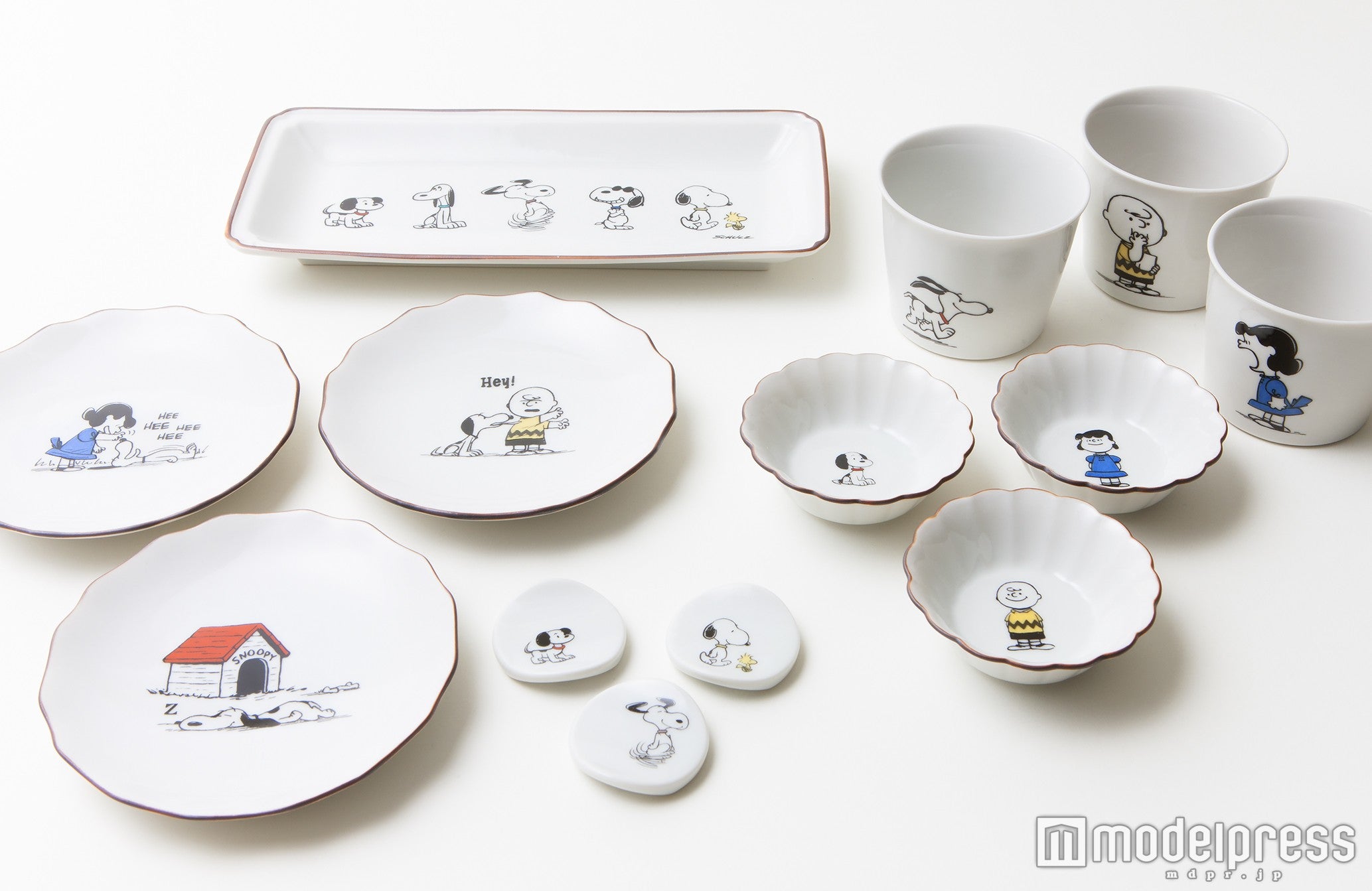 KUTANI SEALとコラボした食器（C）Peanuts Worldwide LLC／画像提供：ソニー・クリエイティブプロダクツ