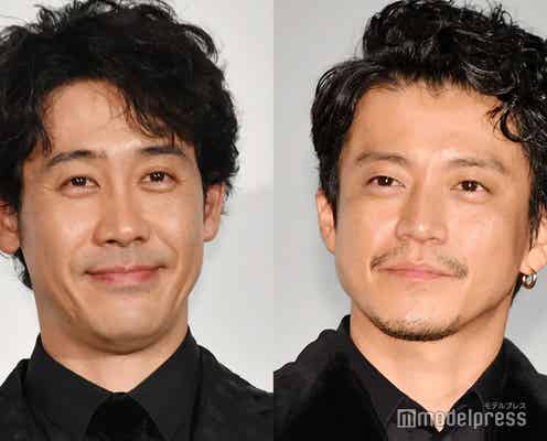 <紅白本番>「鎌倉殿の13人」小栗旬&大泉洋、再会で熱い抱擁「一族皆殺しちゃったな」