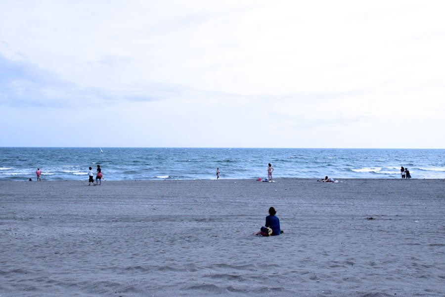 材木座海岸　海岸