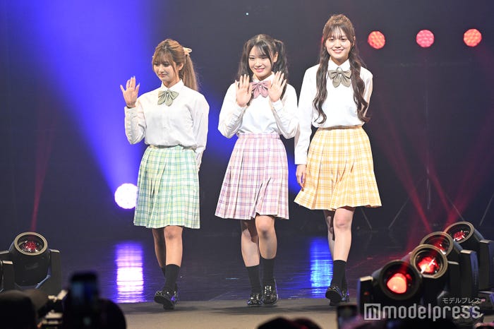 横田未来、古澤里紗、野咲美優(C)モデルプレス