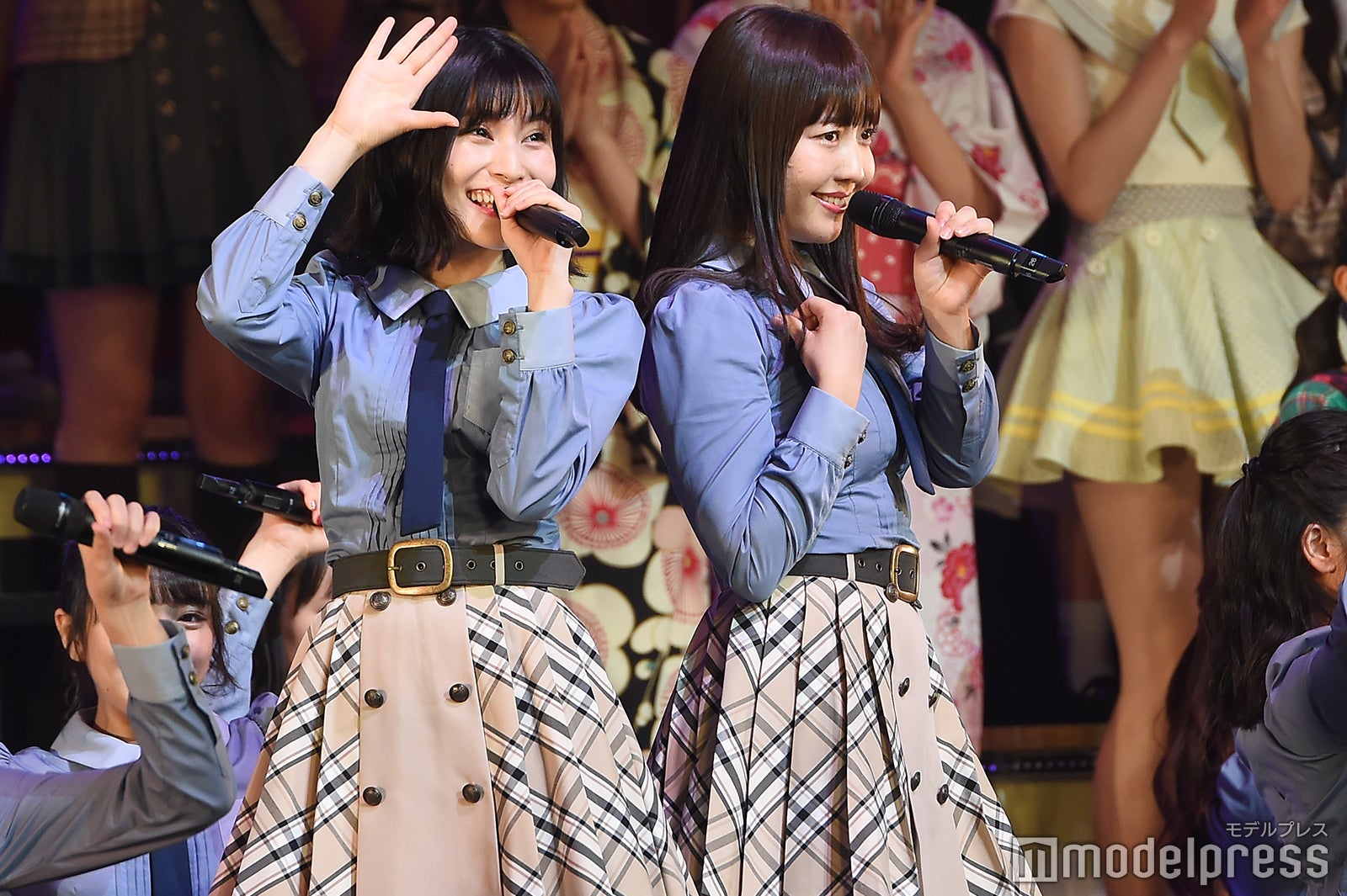 福岡聖菜、日下部愛菜「AKB48グループリクエストアワー セットリストベスト100 2019」 （C）モデルプレス