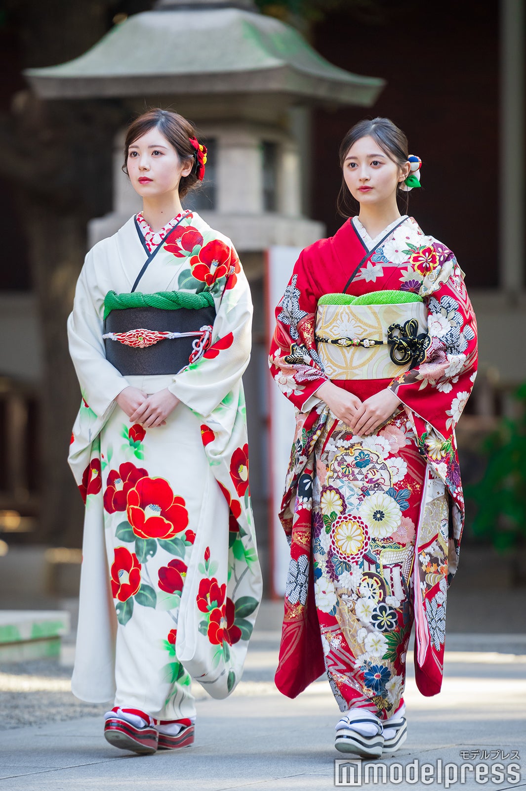 筒井あやめ、井上和／乃木坂46成人式（C）モデルプレス