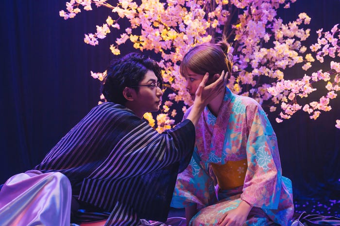 古川雄大、馬場ふみか「恋と弾丸」第2話より(C)箕野希望・小学館/「恋と弾丸」製作委員会・MBS